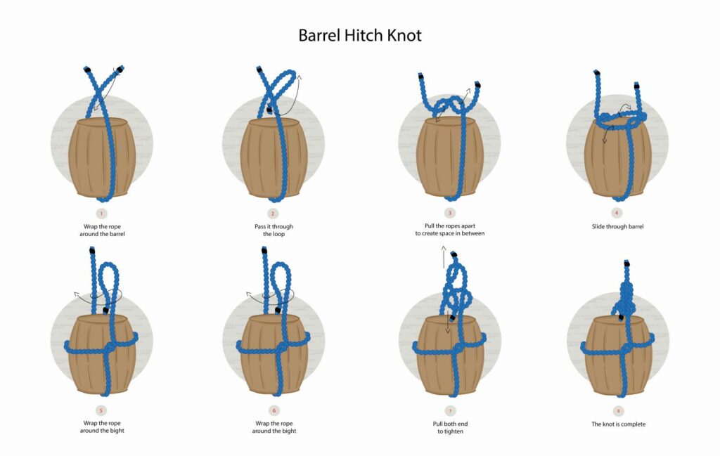 How To Tie A Barrel Hitch Knot