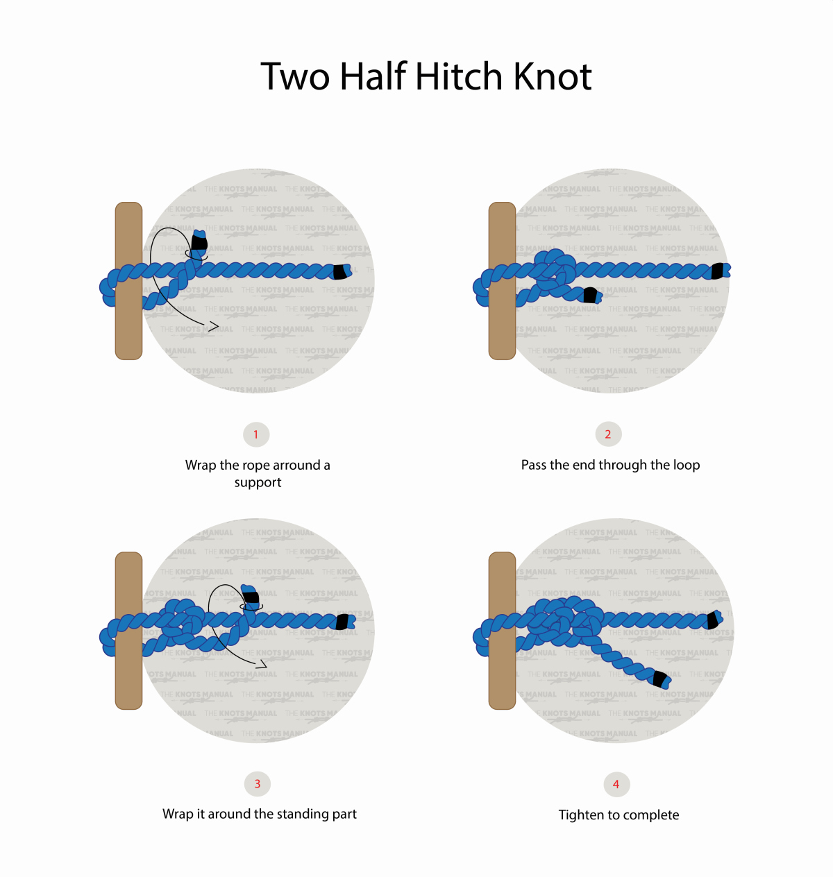 How To Tie TwoHalf Hitches