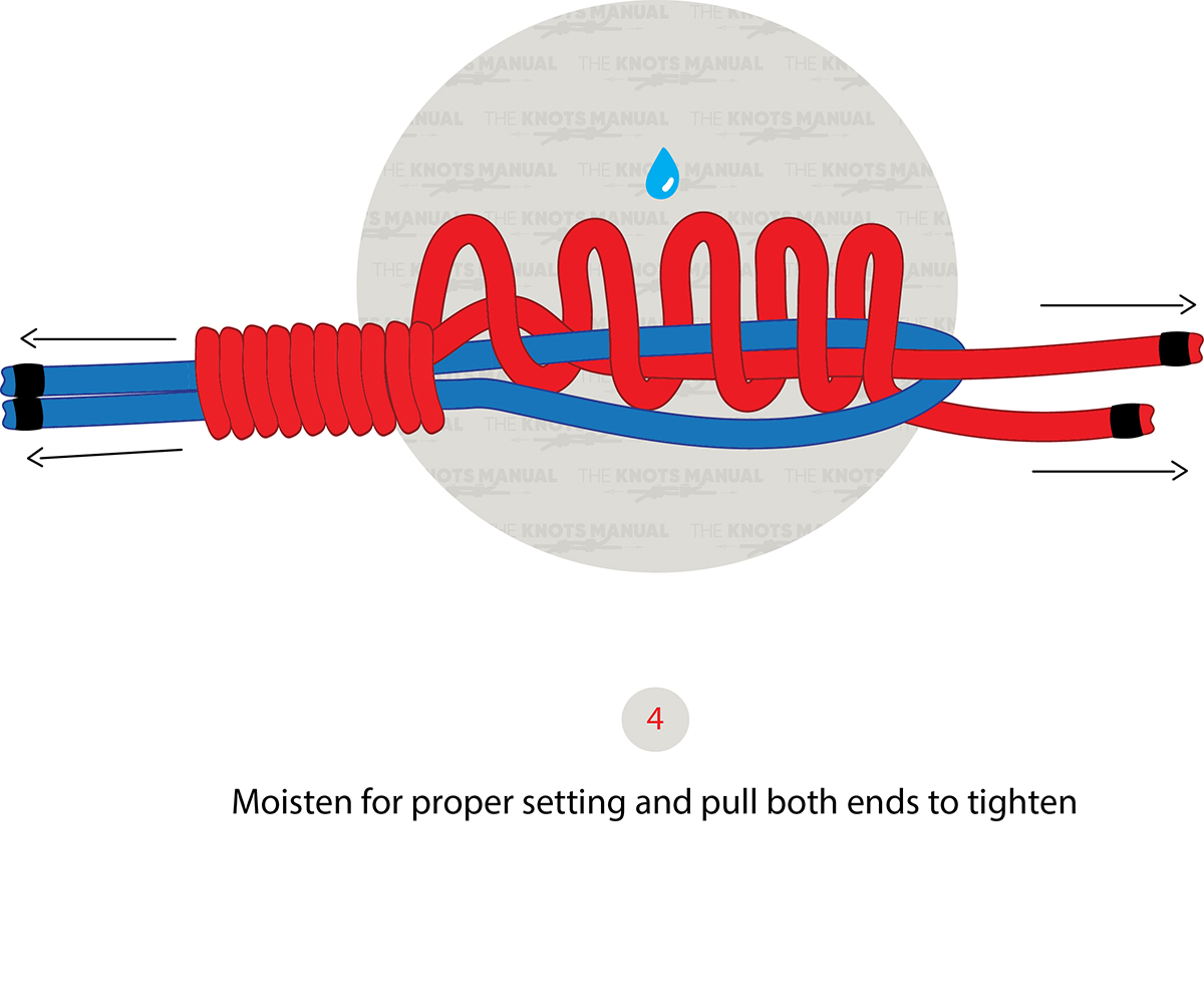 improved albright knot step 4