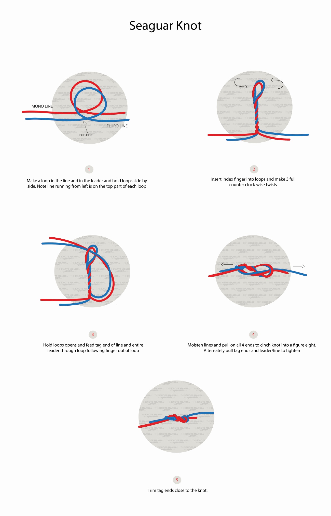 seaguar-knot step by step