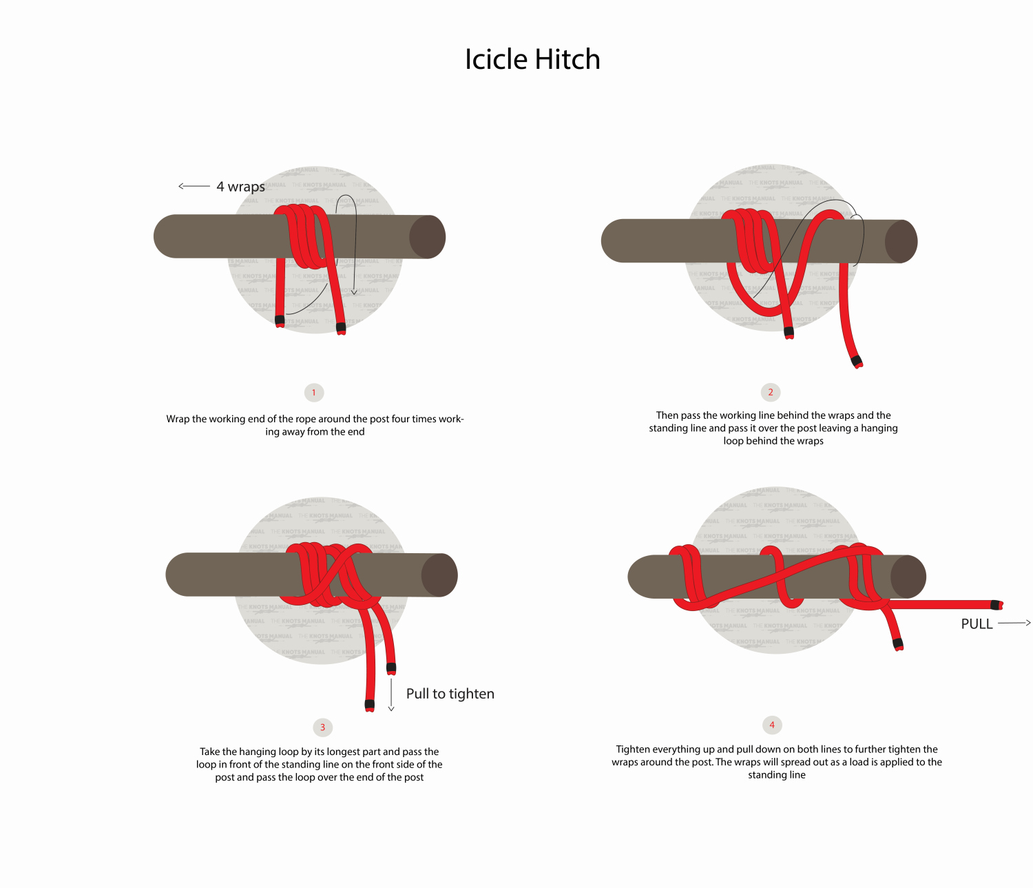 Icicle Hitch Step by step