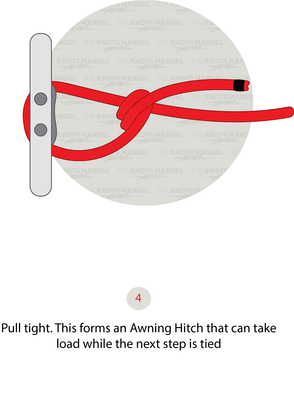 midshipmans-hitch-knot step 4