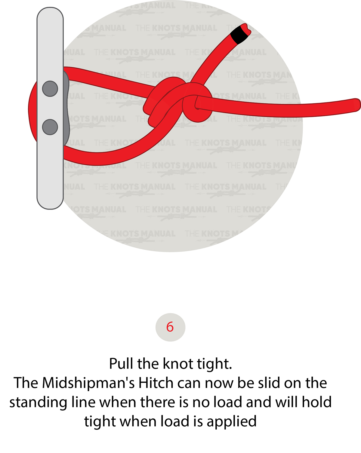 midshipmans-hitch-knot step 6