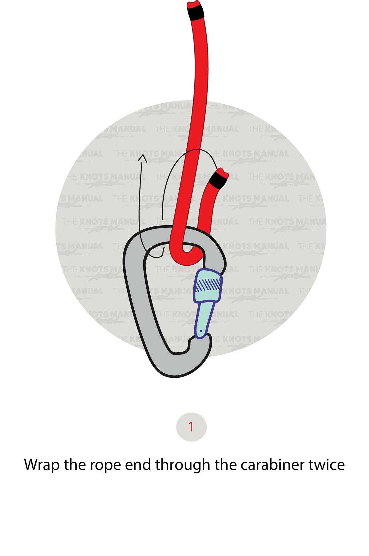 Munter Mule Knot Step 1