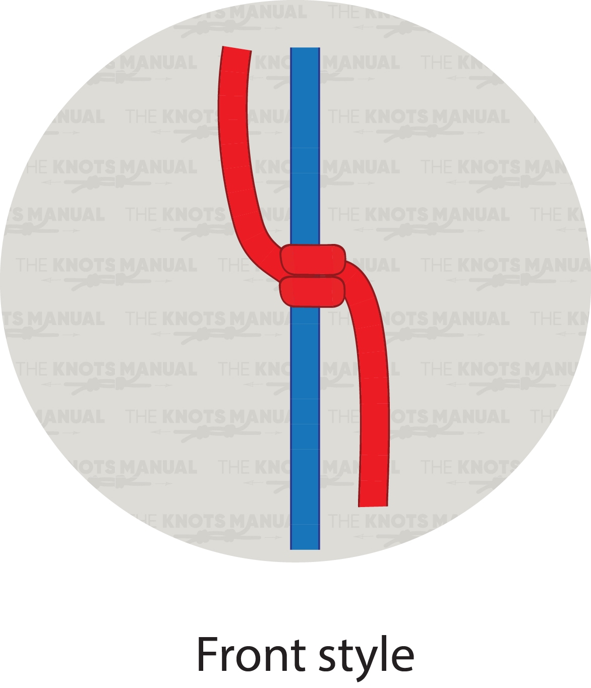 vertical half hitch knot