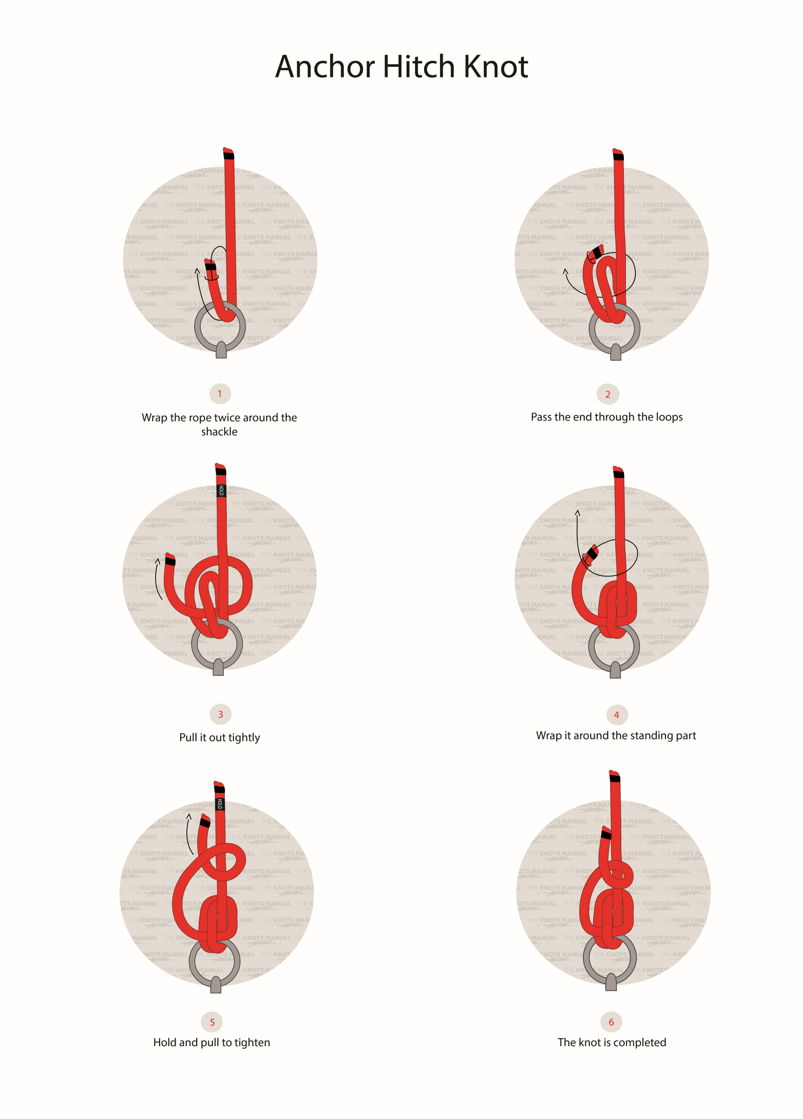 How To Tie An Anchor Hitch Knot