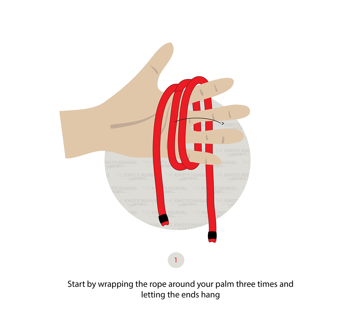 farmers-loop-knot step 1