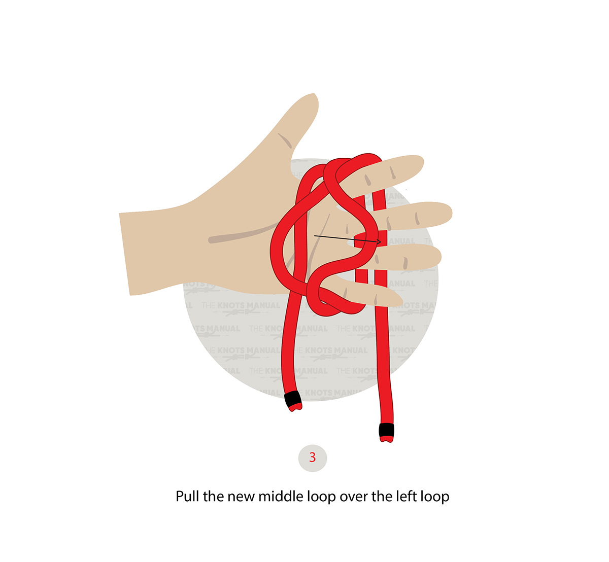 farmers-loop-knot step 3