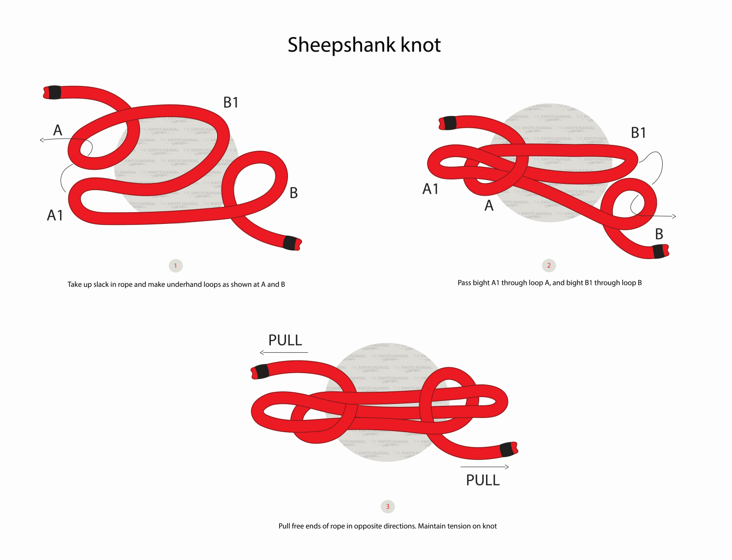 How to Tie a Sheepshank Knot - The Knots Manual