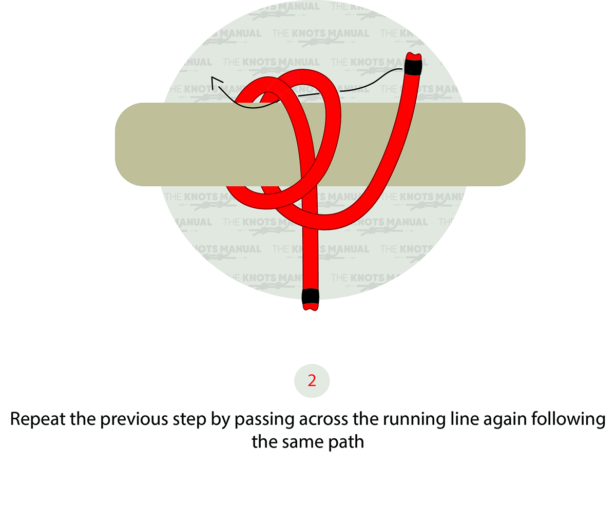 Strangle Knot Step 2