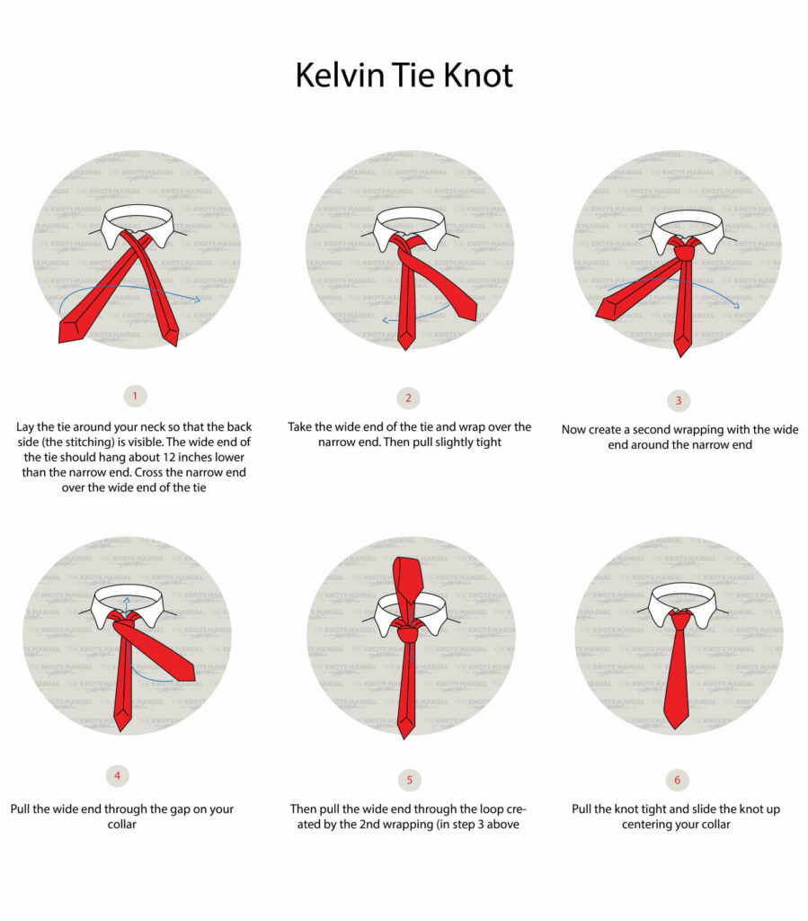 Illustrated Guide: How to Tie the Kelvin Tie Knot